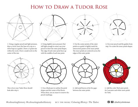 how to draw a tudor rose|tudor rose worksheet pdf.